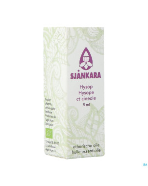 Sjankara hysope ct 1,8-cineole huile ess. bio 5ml