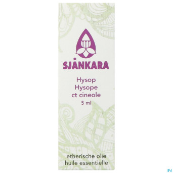 Sjankara hysope ct 1,8-cineole huile ess. bio 5ml