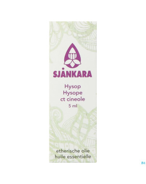 Sjankara hysope ct 1,8-cineole huile ess. bio 5ml