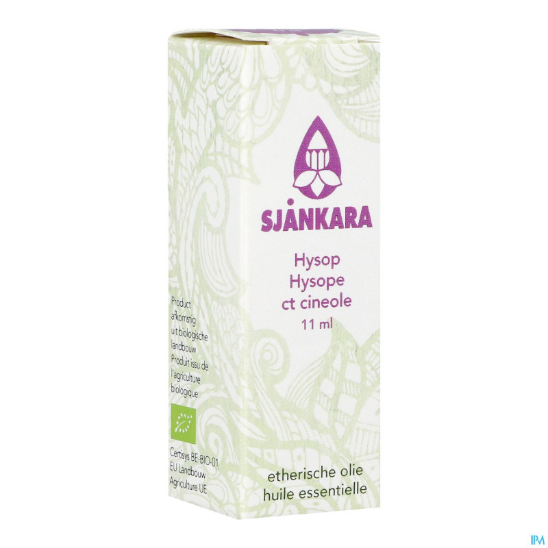 Sjankara hysope ct 1,8-cineole huile ess. bio 11ml