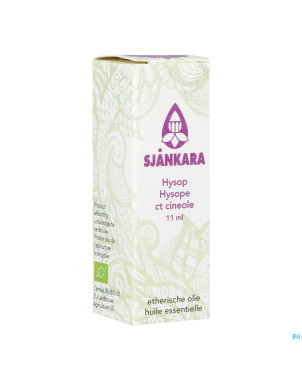 Sjankara hysope ct 1,8-cineole huile ess. bio 11ml