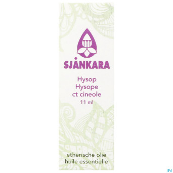 Sjankara hysope ct 1,8-cineole huile ess. bio 11ml