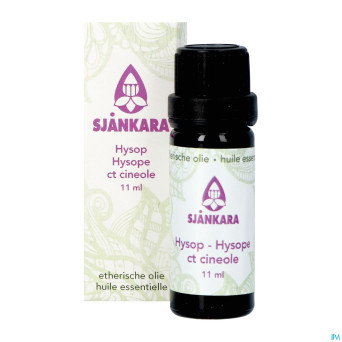 Sjankara hysope ct 1,8-cineole huile ess. bio 11ml