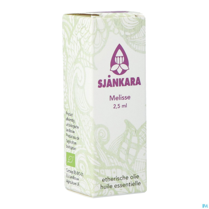 Sjankara melisse 100% huile ess. bio 2,5ml