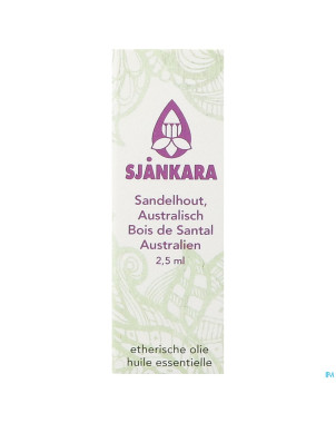 Sjankara bois santal australien huile ess.bio2,5ml