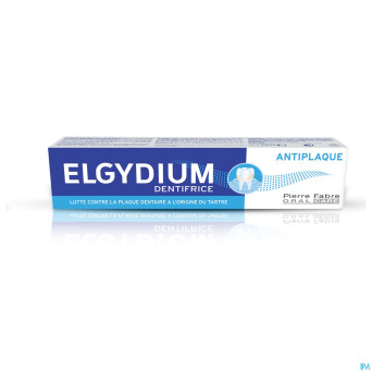 Elgydium dentifrice a/plaque    tube 75ml