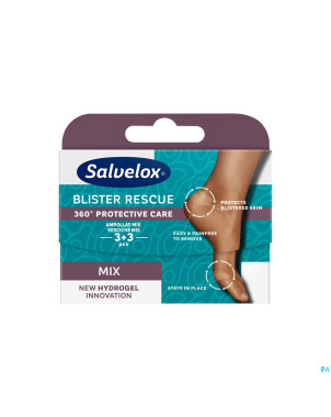 Salvequickmed blister rescue mix 6 exp
