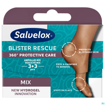 Salvequickmed blister rescue mix 6 exp