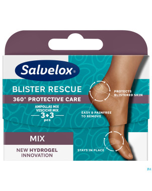 Salvequickmed blister rescue mix 6 exp