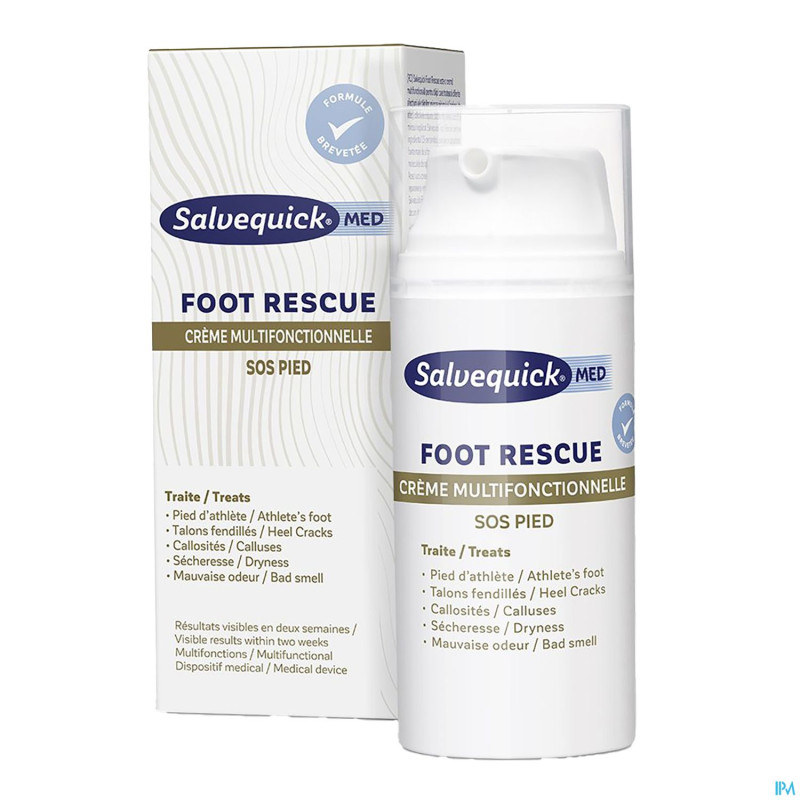 Salvequickmed foot rescue cream exp fr