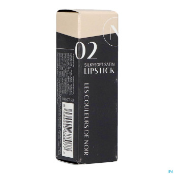 Couleurs de noir silkysoft satin lipstick 02
