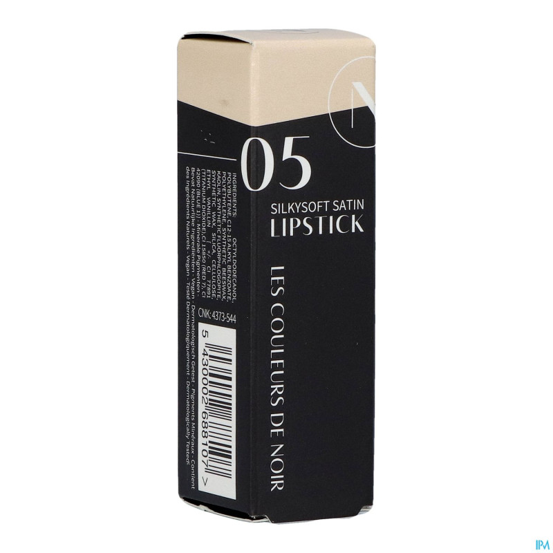 Couleurs de noir silkysoft satin lipstick 04