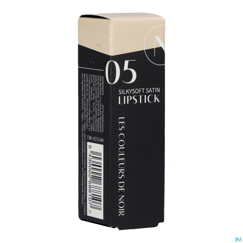 Couleurs de noir silkysoft satin lipstick 05