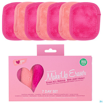 Makeup eraser i love you 7day set