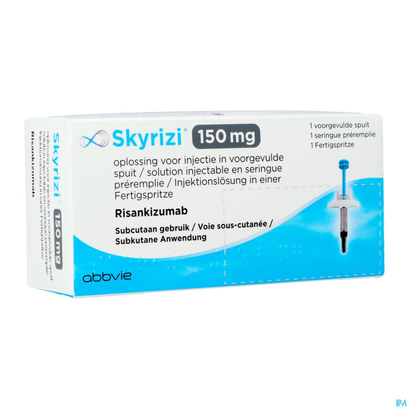Skyrizi 150mg sol inj seringue preremplie 1