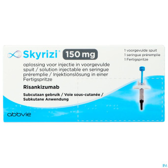 Skyrizi 150mg sol inj seringue preremplie 1