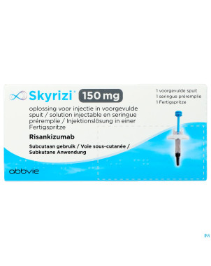 Skyrizi 150mg sol inj seringue preremplie 1