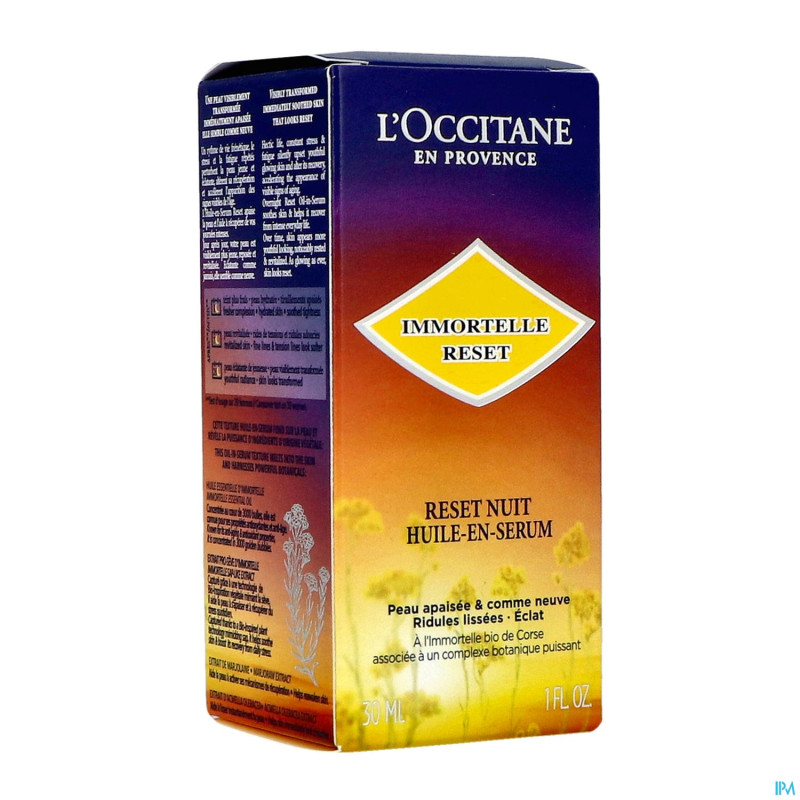 L'occitane overnight reset huile-en-serum 30ml