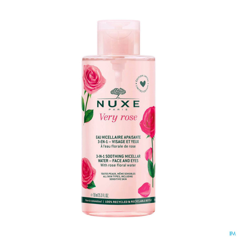 Nuxe very rose eau micel. apaisant 3en1    750ml