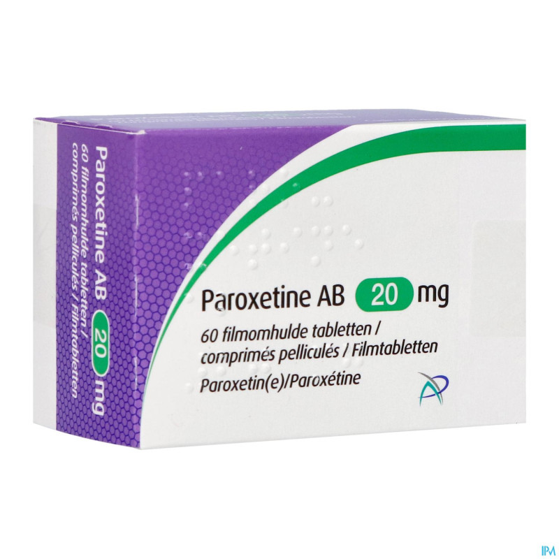Paroxetine ab 20mg comp pell  60 x 20mg