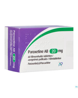 Paroxetine ab 20mg comp pell  60 x 20mg