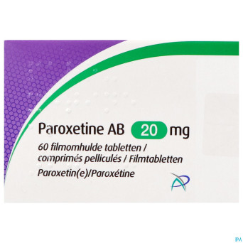 Paroxetine ab 20mg comp pell  60 x 20mg