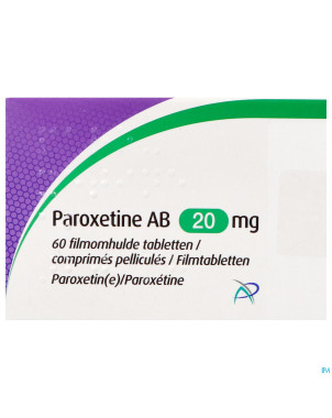 Paroxetine ab 20mg comp pell  60 x 20mg