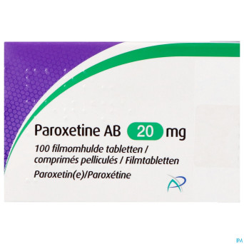 Paroxetine ab 20mg comp pell 100 x 20mg