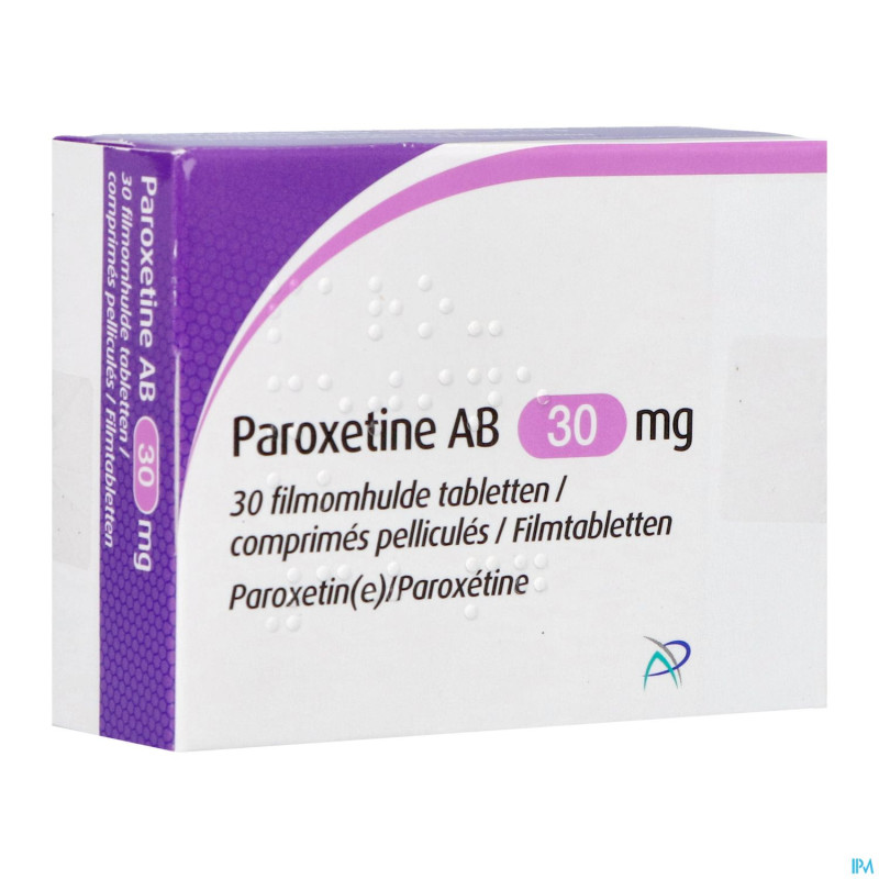 Paroxetine ab 30mg comp pell  30 x 30mg