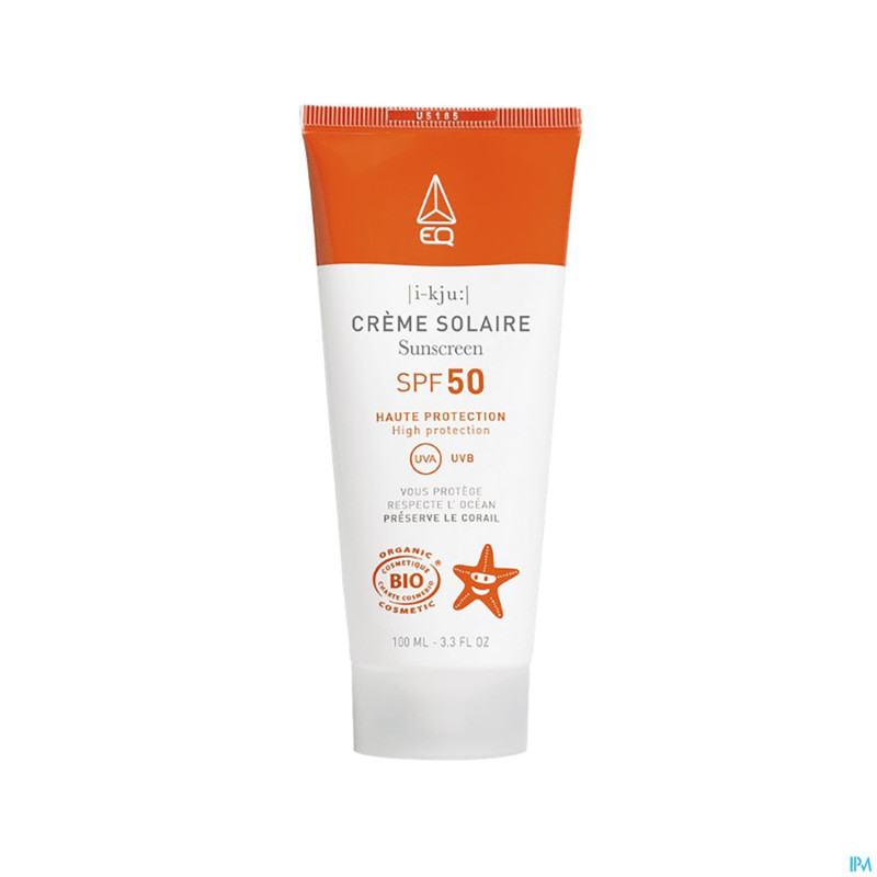 Eq creme solaire ip50 visage & corps bio 100ml