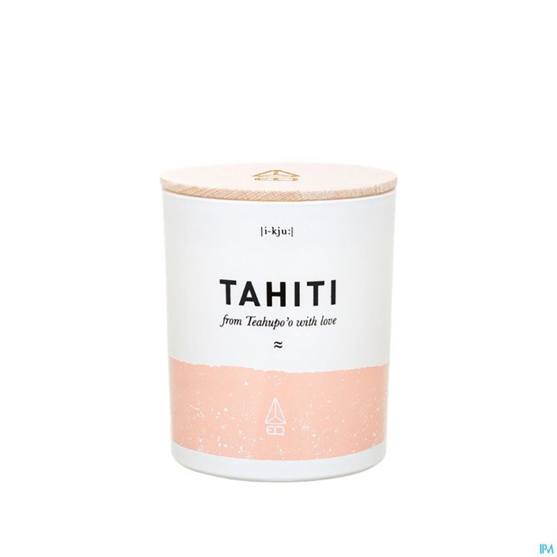 Eq bougie parf teahupo o tahiti 100% vegetale 190g