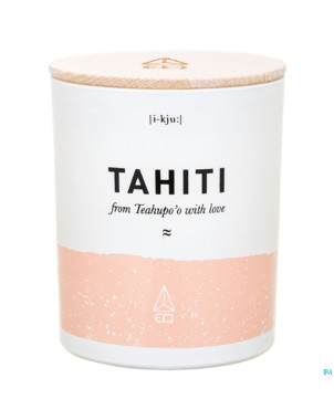 Eq bougie parf teahupo o tahiti 100% vegetale 190g