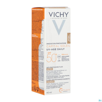 Vichy cap sol uv-age tintee light ip50+    40ml