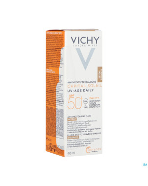 Vichy cap sol uv-age tintee light ip50+    40ml