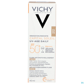 Vichy cap sol uv-age tintee light ip50+    40ml