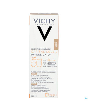 Vichy cap sol uv-age tintee light ip50+    40ml
