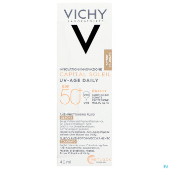 Vichy cap sol uv-age tintee light ip50+    40ml