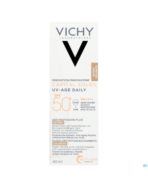 Vichy cap sol uv-age tintee light ip50+    40ml