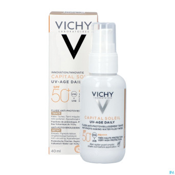 Vichy cap sol uv-age tintee light ip50+    40ml