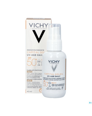 Vichy cap sol uv-age tintee light ip50+    40ml