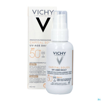Vichy cap sol uv-age tintee light ip50+    40ml