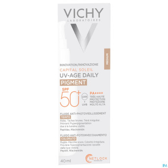 Vichy cap sol uv-age tintee medium spf50+ 40ml