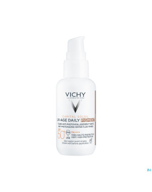 Vichy cap sol uv-age tintee medium spf50+ 40ml