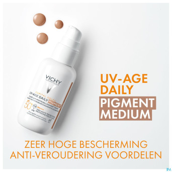 Vichy cap sol uv-age tintee medium spf50+ 40ml