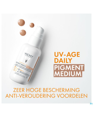 Vichy cap sol uv-age tintee medium spf50+ 40ml