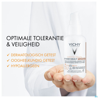 Vichy cap sol uv-age tintee medium spf50+ 40ml