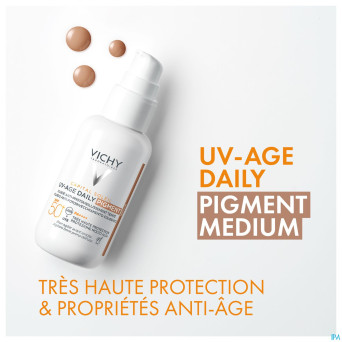 Vichy cap sol uv-age tintee medium spf50+ 40ml