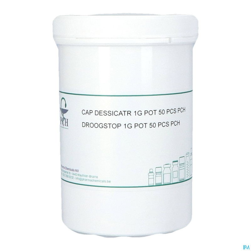 Cap deesicatr 15mm pot 50 pch