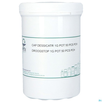 Cap deesicatr 15mm pot 50 pch