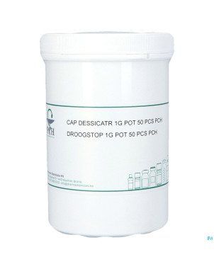 Cap deesicatr 15mm pot 50 pch